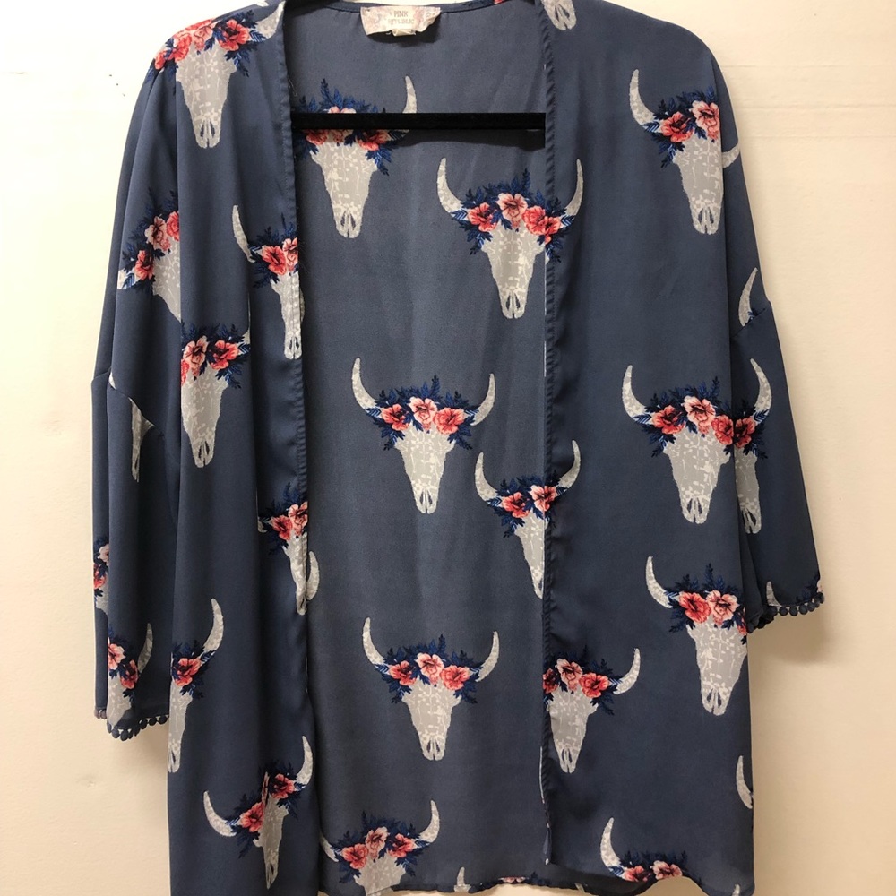 Chiffon cardigan/kimono